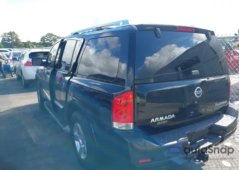 2014 Nissan Armada Platinum z USA, uszkodzony, nr VIN 5N1BA0NF2EN603377
